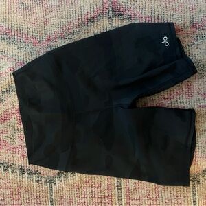 ALO Yoga Black Camo Shorts